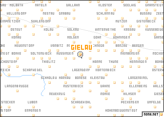 map of Gielau