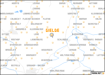 map of Gielde
