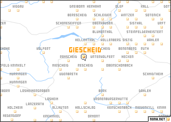 map of Giescheid