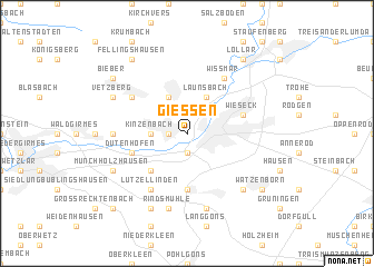 map of Gießen