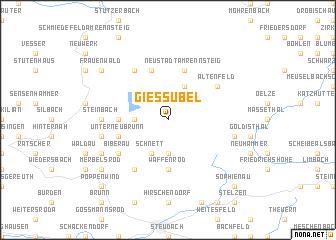 map of Gießübel