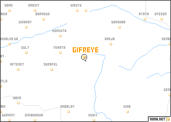 map of Gifreyē