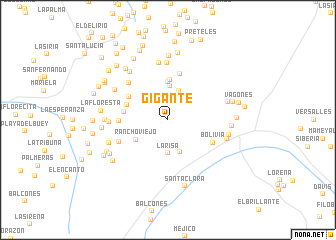 map of Gigante