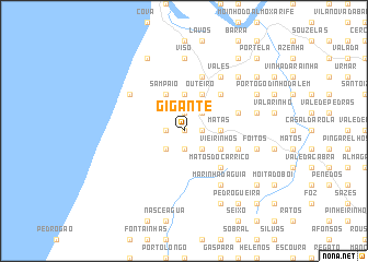 map of Gigante