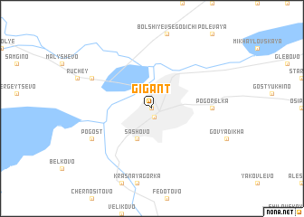 map of Gigant