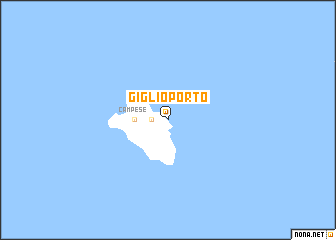 map of Giglio Porto