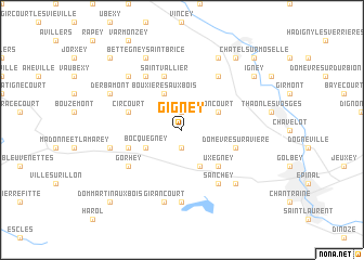 map of Gigney