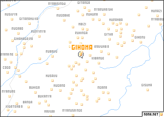 map of Gihoma