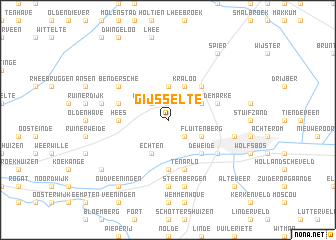 map of Gijsselte