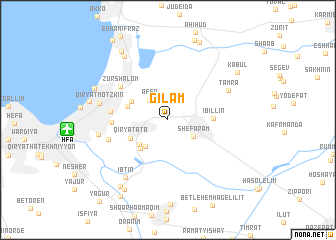 map of Gil‘am