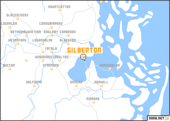 map of Gilberton