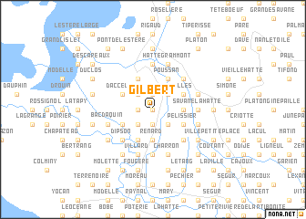 map of Gilbert