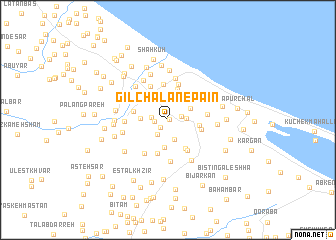 map of Gīlchālān-e Pā\