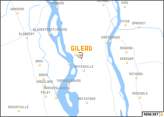 map of Gilead