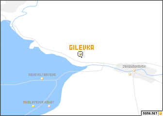 map of Gilevka