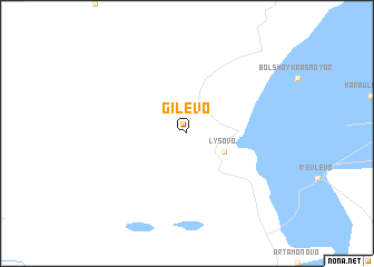 map of Gilevo
