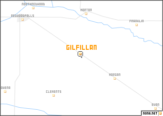 map of Gilfillan