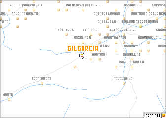 map of Gilgarcía