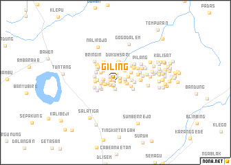 map of Giling