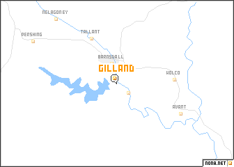 map of Gilland