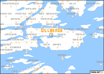 map of Gillberga