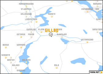 map of Gillbo