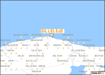 map of Gilleleje