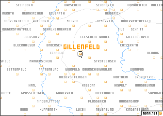 map of Gillenfeld