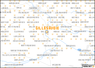 map of Gille Savoie