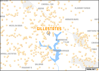 map of Gill Estates