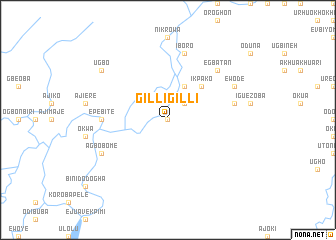 map of Gilli Gilli