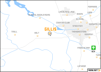 map of Gillis