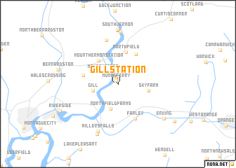 map of Gill Station
