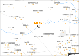 map of Gilman