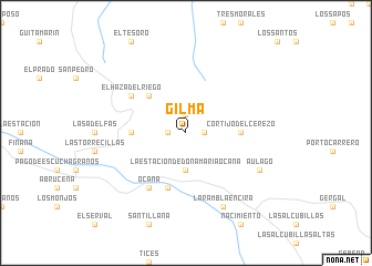 map of Gilma