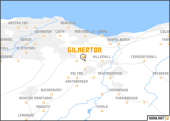 map of Gilmerton