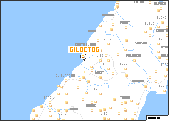 map of Giloctog