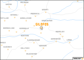 map of Gílofos