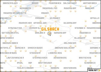 map of Gilsbach