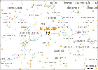map of Gilsdorf