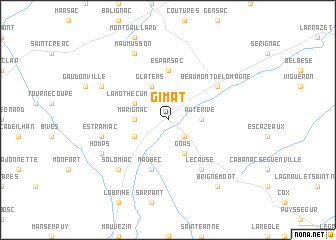 map of Gimat