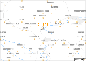 map of Gîmbaş