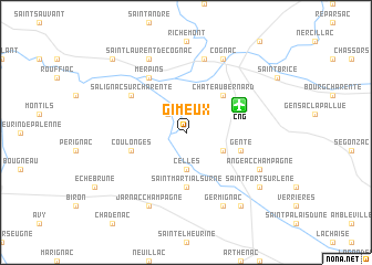 map of Gimeux