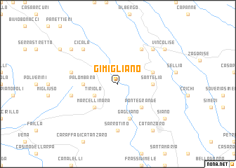 map of Gimigliano