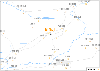 map of Ģīmji