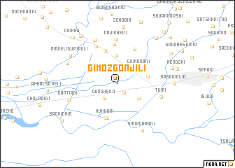 map of Gimozgonjili