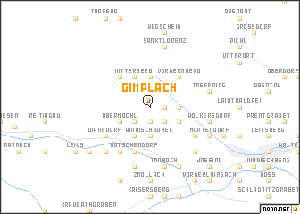 map of Gimplach