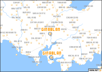 map of Ginablan
