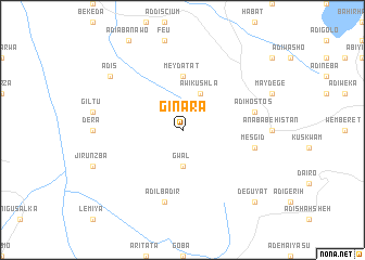 map of Ginara