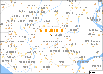 map of Ginauh Town